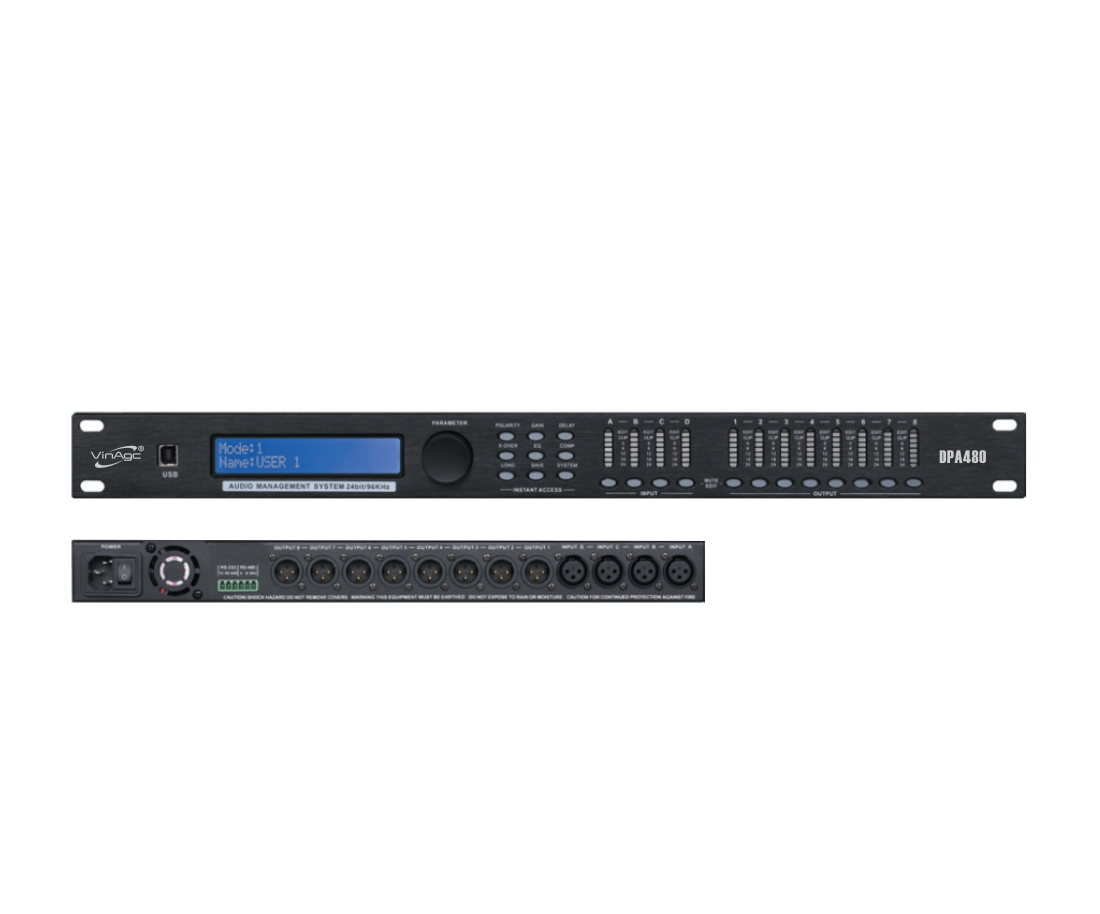 4進8出數(shù)字音頻處理器 DPA480